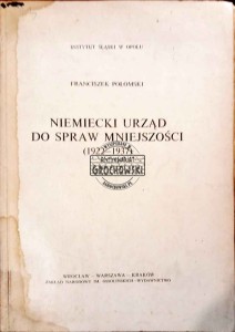 Niemiecki Urząd do Spraw Mniejszości (1922-1937)