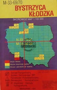 Bystrzyca Kłodzka 1 : 100 000