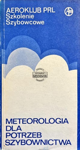 681887 Meterologia dla potrzeb szybownictwa