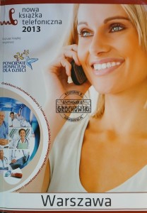 Warszawa, nowa książka telefoniczna 2013