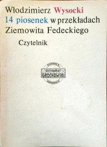 14 piosenek w przekładach Ziemowita Fedeckiego