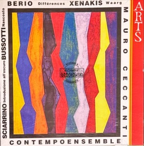 Contempoensemble, Mauro Ceccanti – Introduzione All'oscuro / Nascosto / Différences / Waarg CD