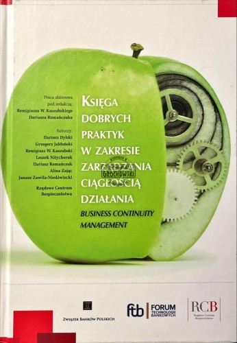 698022 Księga dobrych praktyk w zakresie zarządzania ciągłością działania