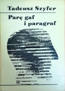 Parę gaf i paragraf