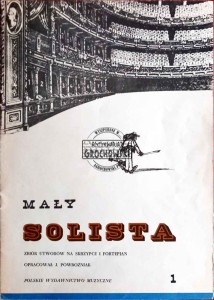 Mały solista. Zbiór utworów na skrzypce i fortepian, 1