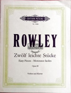 Zwolf leichte Stucke. Opus 45. Violine und Klavier