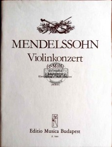 Violinkonzet (e-Moll) Op. 64. Klavierauszug