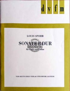 Sonate B-Dur fur Harfe und Violine