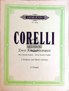 Zwei Kirchensonaten. 2 Violinen und Basso continuo