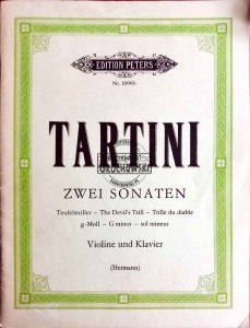 Zwei Sonaten. Teufelstriller g-Moll . Violine und Klavier