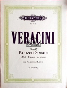 Konzert-Sonate e-Moll fur Violine und Klavier