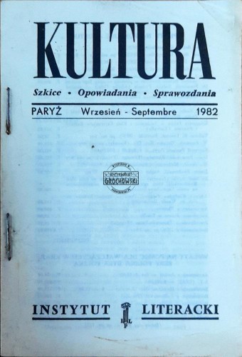 667199 Kultura - Wrzesień 1982