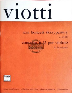 XXII Koncet skrzypcowy a-moll