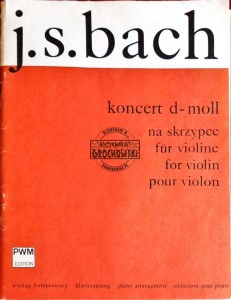 Koncet d-moll na skrzypce i orkiestrę smyczkową z b.c.