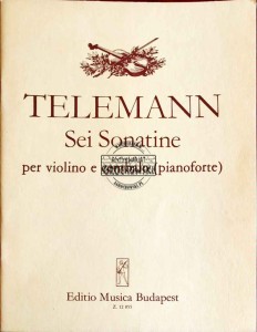 Sei Sonatine per violino e cembalo (pianoforte)