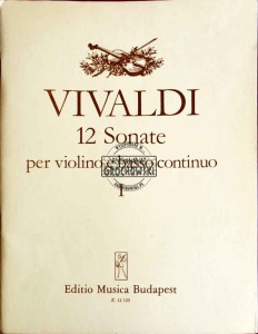 12 Sonate per violino e basso continuo, I