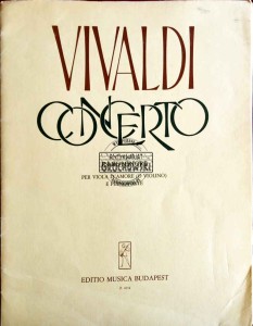 Concerto in Re Minore per Viola D'amore (o Violino) e Pianoforte