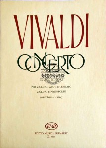 Concerto in Sol Minore per Violino, Archi e Cembalo, Violino e Pianoforte