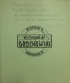 666387 Dzieje wiedzy o literaturze polskiej do końca wieku XVIII (autograf)