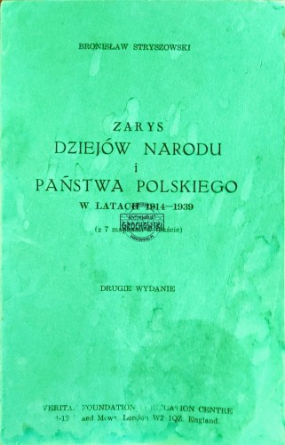 664886 Zarys dziejów narodu i państwa polskiego w latach 1914-1939