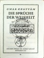 664850 Die spruche der Weisheit