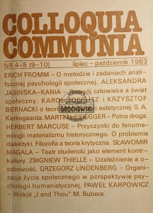 Colloquia Communia, lipiec - pażdziernik 1983