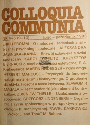 665872 Colloquia Communia, lipiec - pażdziernik 1983