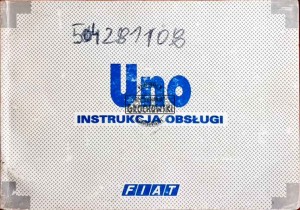 Fiat Uno. Instrukcja obsługi