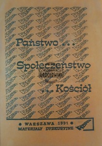 Państwo Społeczeństwo Kościół
