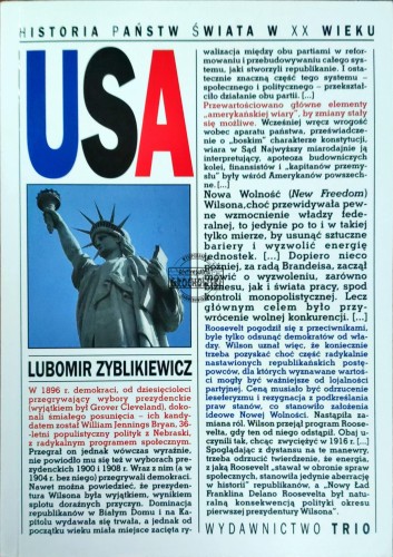 668313 Historia państw świata w XX wieku. USA
