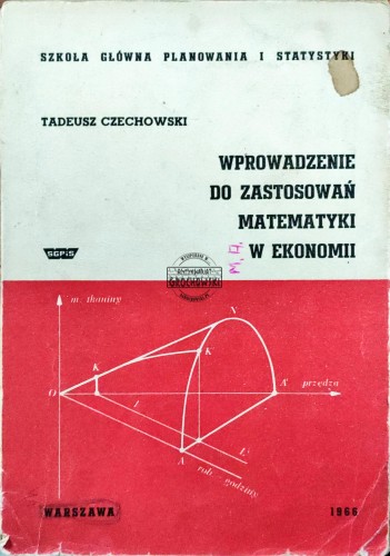668403 Wprowadzenie do zastosowań matematyki w ekonomii