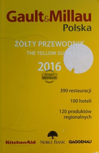 669348 Gault &amp; Millau, Polska. Żółty przewodnik 2016