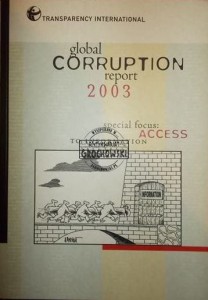 Global Corruption Report 2003 access to Information