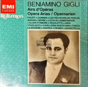 Beniamino Gigli – Airs D'Opéras / Opera Arias / Opernarien CD