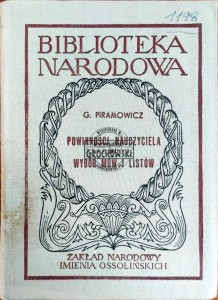 Powinności nauczyciela oraz wybór mów i listów