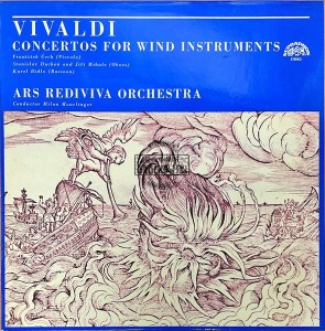 Vivaldi, Ars Rediviva Orchestra – Concertos For Wind Instruments LP
