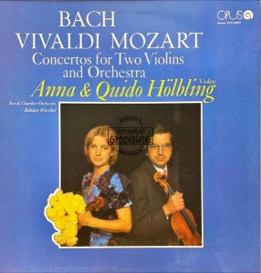 Bach / Vivaldi / Mozart - Anna & Quido Hölbling – Concertos For Two Violins And Orchestra LP