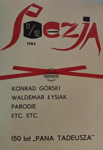 669999 Poezja 11/12 - 1984