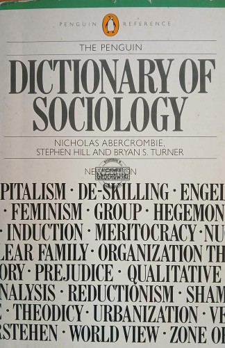 689091 Dictionary of Sociology