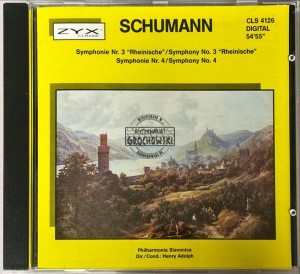 Robert Schumann, Philharmonia Slavonica, Henry Adolph – Symphonien Nr. 3 "Rheinische" & Nr. 4 CD