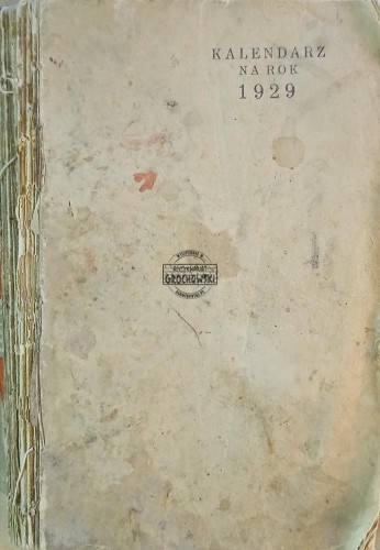 689393 Kalendarz na rok 1929