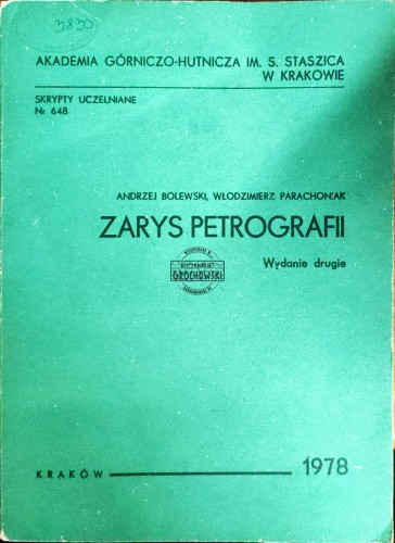 688399 Zarys petrografii