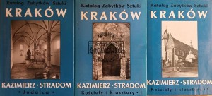 Kraków, Kazimierz-Stradom, tomy I - III