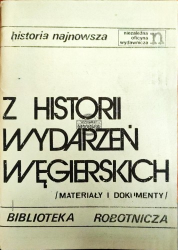 688605 Z historii wydarzeń węgierskich