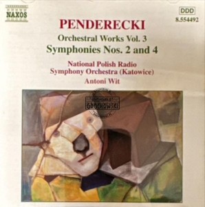 Krzysztof Penderecki - Orchestral Works Vol. 3 - Symphonies Nos. 2 And 4 CD