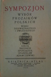Sympozjon, Wybór prozaików polskich