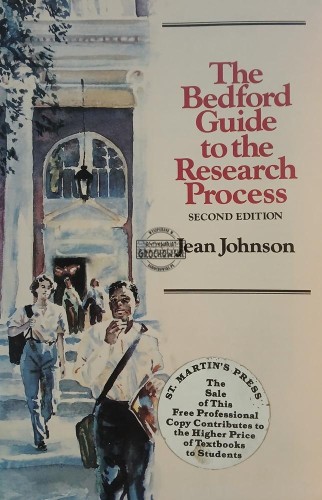 689959 The Bedford Guide to the Research Process