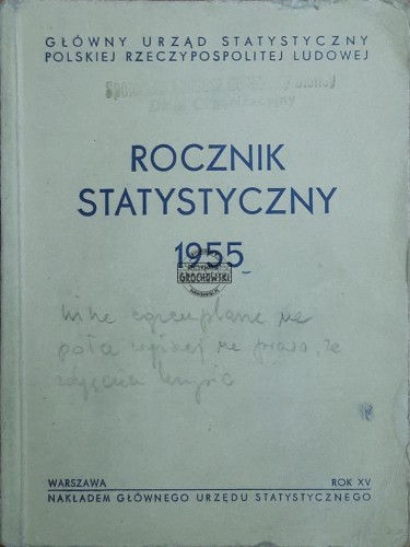 687932 Rocznik statystyczny 1955