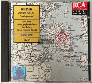 Nielsen, André Previn, London Symphony Orchestra, Jean Martinon, Chicago Symphony Orchestra – Symphony No 1 & No 4 "Inextinguishable" CD
