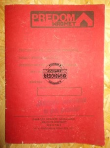 Instrukcja obsługi i eksploatacji odmian kuchni gazowych czteropalnikowych z piekarnikiem, typ 1 KG 4/1-1 BTZ. Predom Wromet.